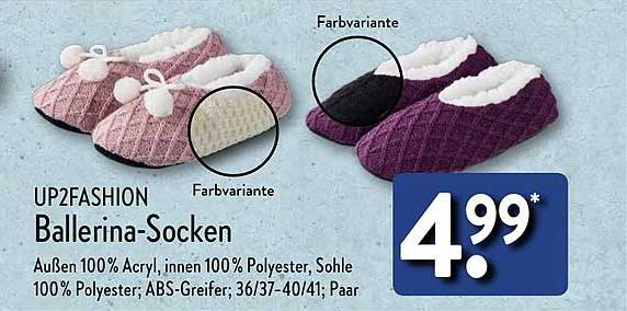 UP2FASHION Ballerina-Socken