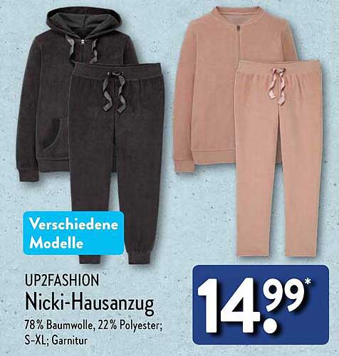 UP2FASHION Nicki-Hausanzug