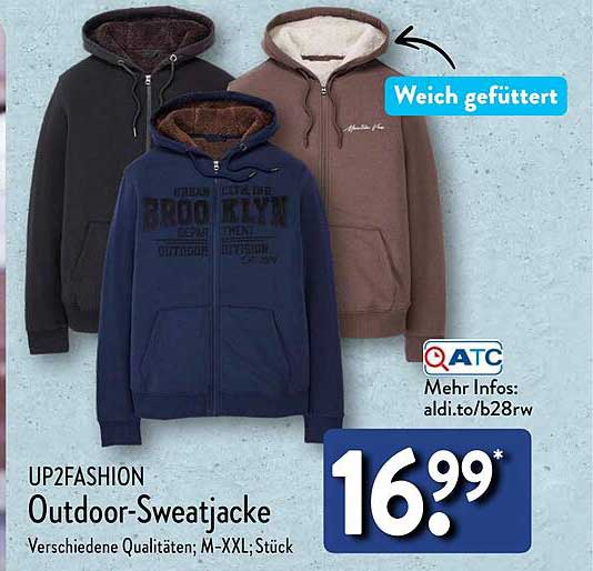 UP2FASHION Outdoor-Sweatjacke