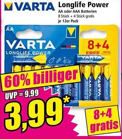 VARTA Longlife Power