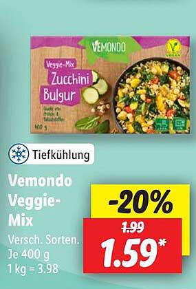 Vemondo Veggie-Mix Zucchini Bulgur