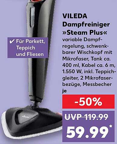 VILEDA Dampfreiniger »Steam Plus«