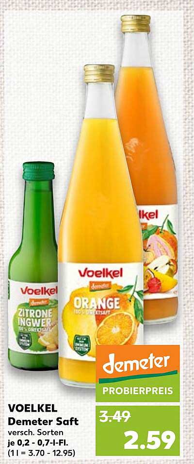 VOELKEL Demeter Saft