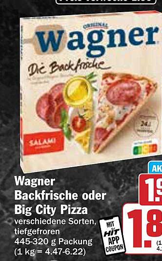 Wagner Backfrische oder Big City Pizza