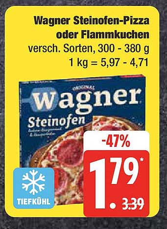 Wagner Steinofen-Pizza oder Flammkuchen