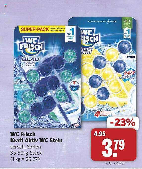 WC Frisch Kraft Aktiv WC Stein