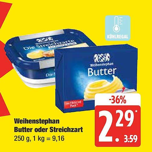 Weihenstephan Butter oder Streichzart