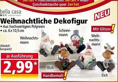 Weihnachtliche Dekofigur