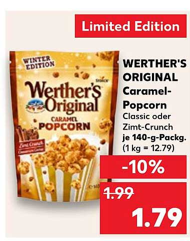 WERTHER'S ORIGINAL Caramel-Popcorn