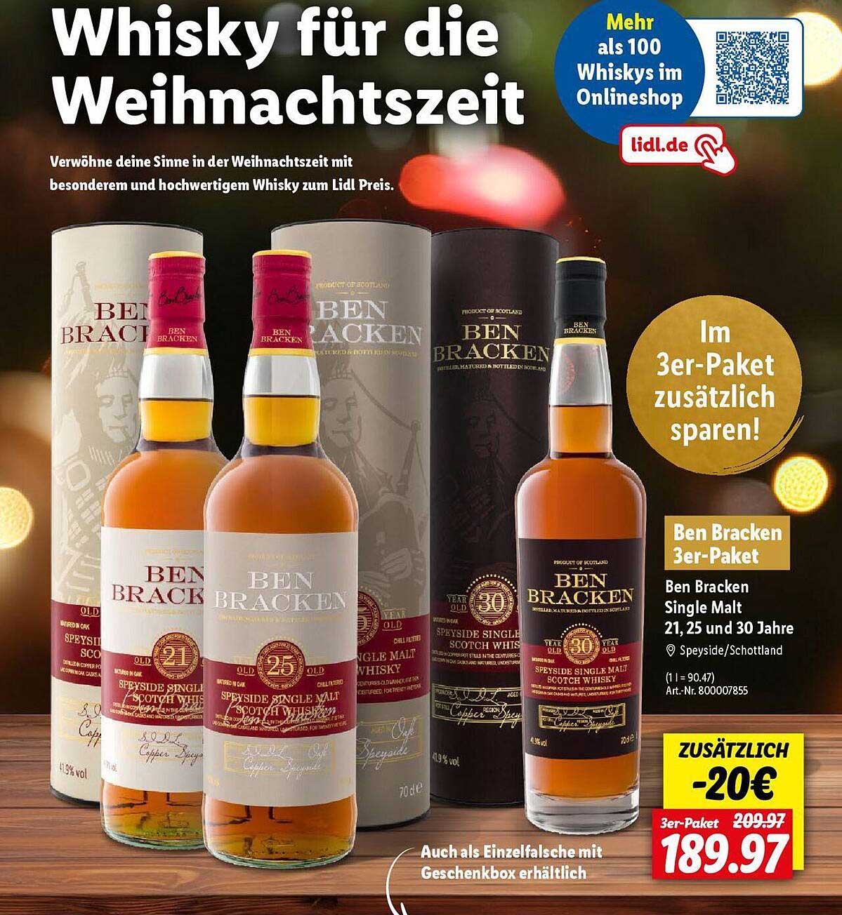 Whisky für die Weihnachtszeit