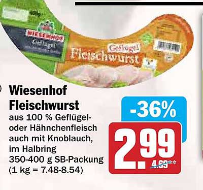 Wiesenhof Fleischwurst