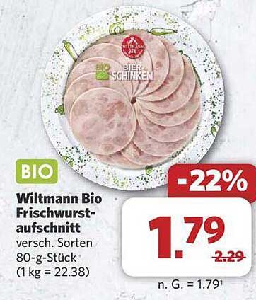 Wiltmann Bio Frischwurstaufschnitt