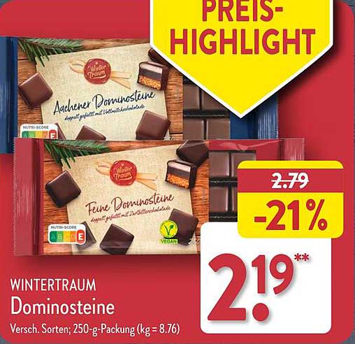 WINTERTRAUM Dominosteine