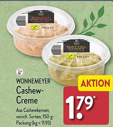 WONNEMEYER Cashew-Creme