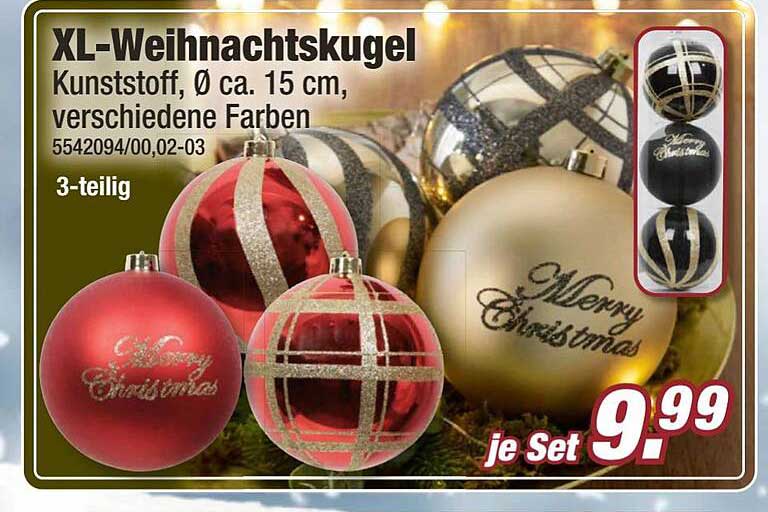 XL-Weihnachtskugel