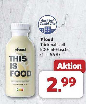 Yfood Trinkmahlzeit 500-ml-Flasche