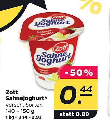 Zott Sahnejoghurt*