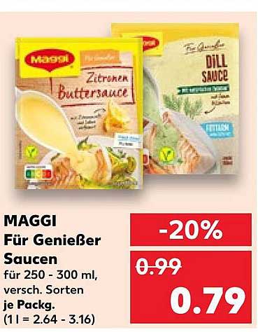 MAGGI Für Genießer Saucen