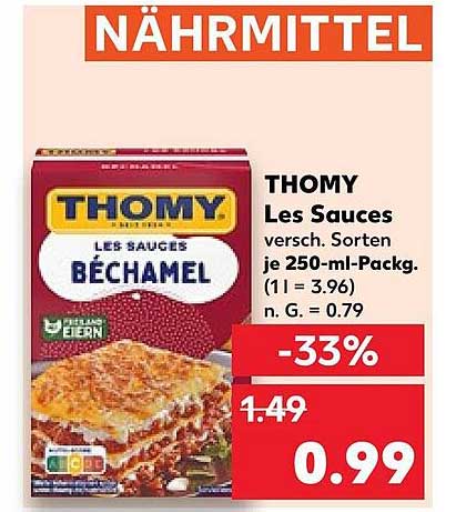 THOMY Les Sauces Béchamel