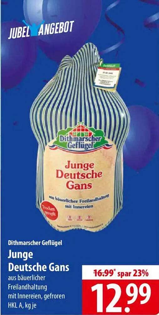 Dithmarscher Geflügel Junge Deutsche Gans