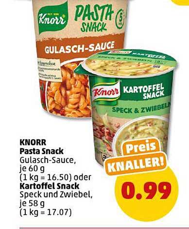 Knorr Pasta Snack Gulasch-Sauce