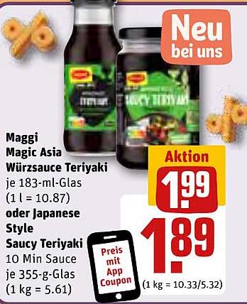 Maggi Magic Asia Würzsauce Teriyaki