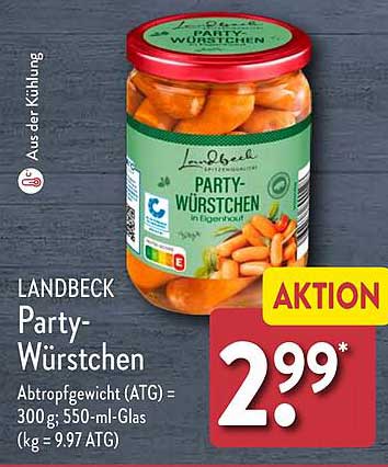 LANDBECK Party-Würstchen