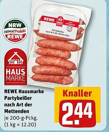 REWE Hausmarke Partybeißer nach Art der Mettennden