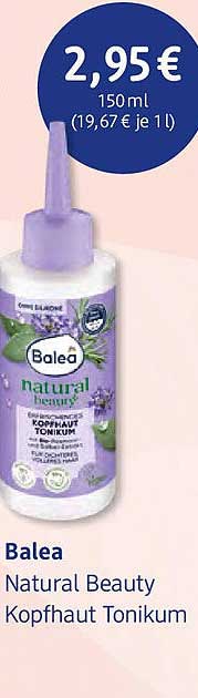 Balea Natural Beauty Kopfhaut Tonicum