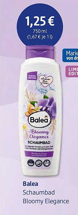 Balea Schaumbad Bloomy Elegance