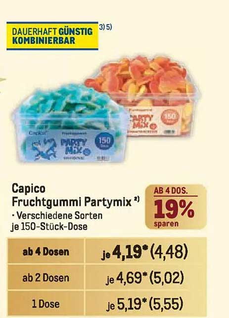 Capico Fruchtgummi Partymix