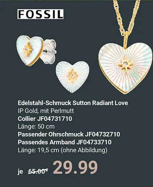 Edelstahl-Schmuck Sutton Radiant Love