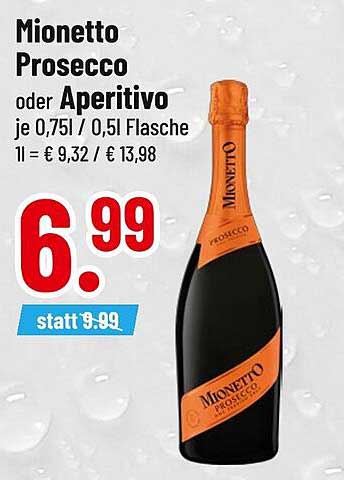 Mionetto Prosecco oder Aperitivo