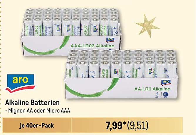 Alkaline Batterien