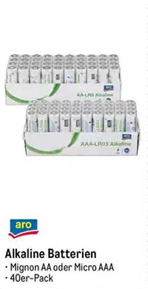 Alkaline Batterien