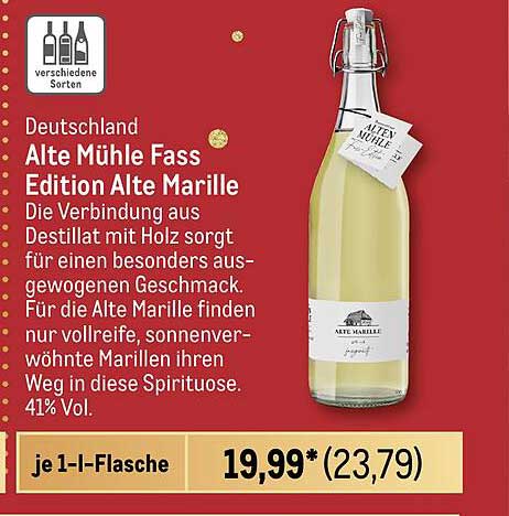 Alte Mühle Fass Edition Alte Marille