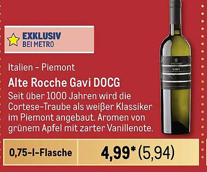 Alte Rocche Gavi DOCG