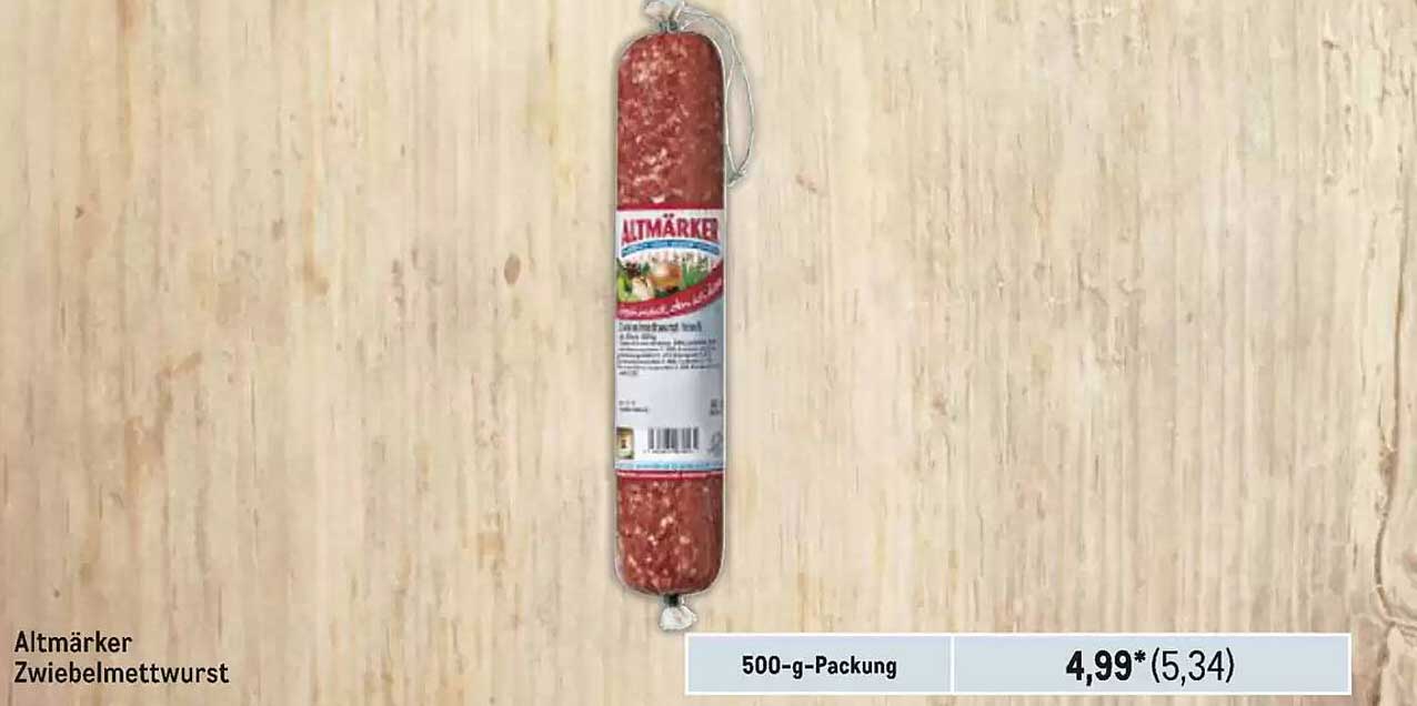 Altmärker Zwiebelmett wurst