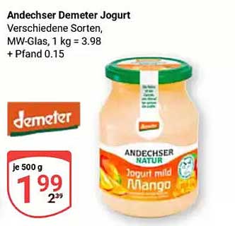 Andechser Demeter Jogurt