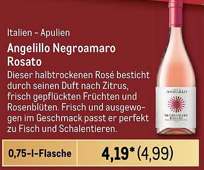 Angelillo Negroamaro Rosato