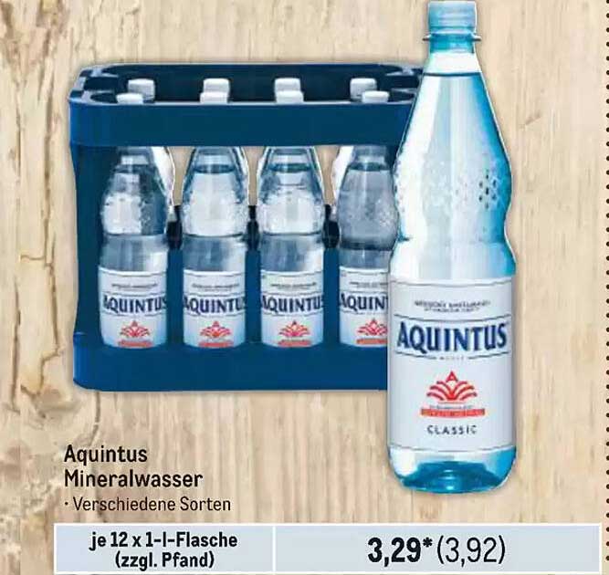 AQUINTUS Mineralwasser