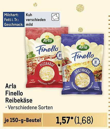 Arla Finello Reibekäse