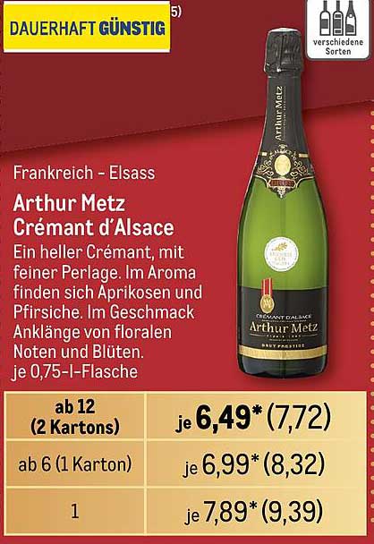 Arthur Metz Crémant d'Alsace