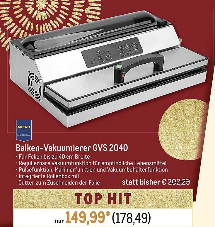 Balken-Vakuumierer GVS 2040