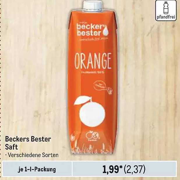 Beckers Bester Saft ORANGE