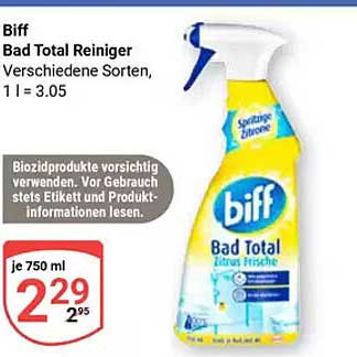 Biff Bad Total Reiniger