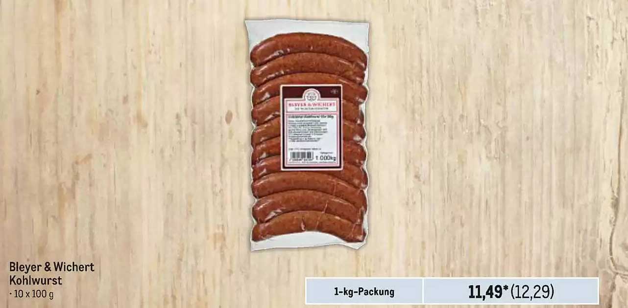 Bleyer & Wichert Kohlwurst