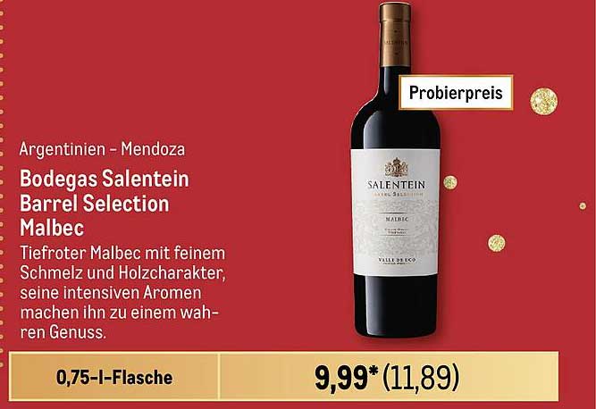 Bodegas Salentein Barrel Selection Malbec