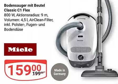 Boden­sauger mit Beutel Classic C1 Flex