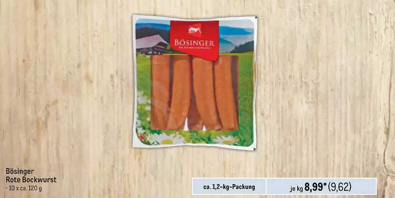 Bösinger Rote Bockwurst